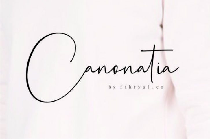 Canonatia Font Download