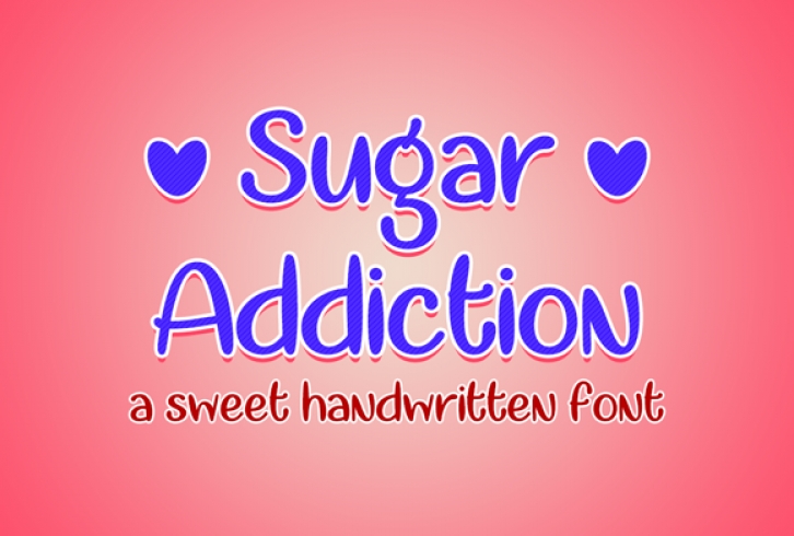 Sugar Addiction Font Download