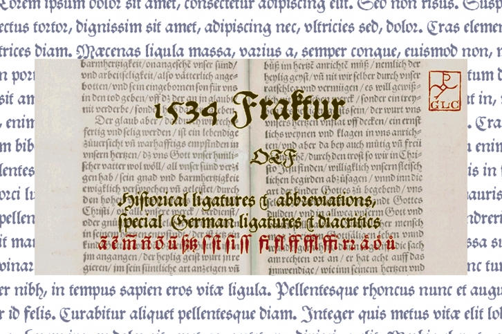 1534 Fraktur Font Download