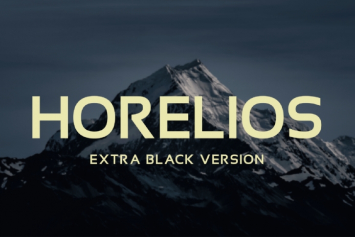 Horelios Extra Black Font Download