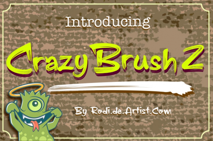 Crazy Brush Font Download