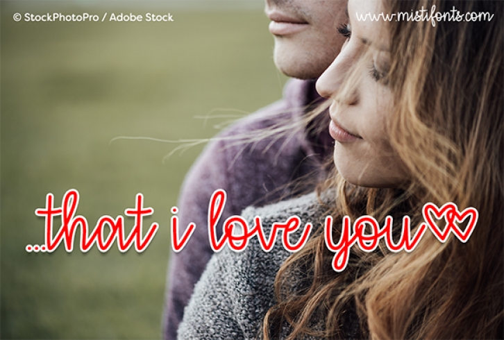 That I love you Font Download