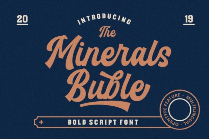 Minerals Buble Font Download