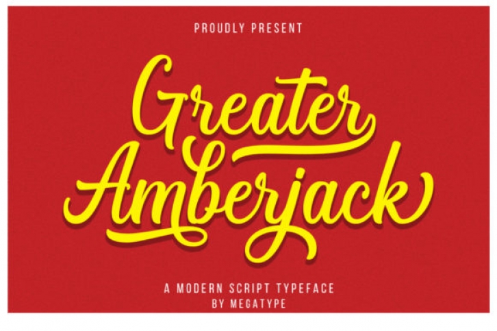 Greater Amberjack Font Download
