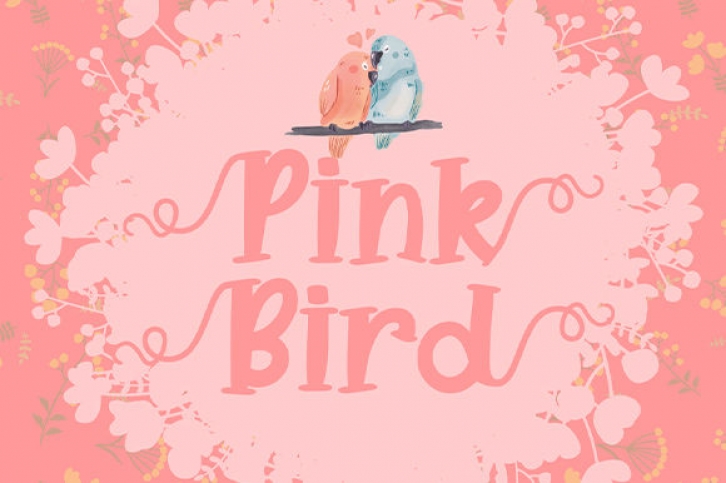 Pink Bird Font Download