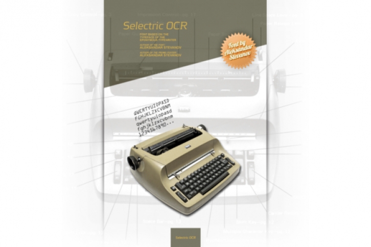 Selectric OCR Font Download