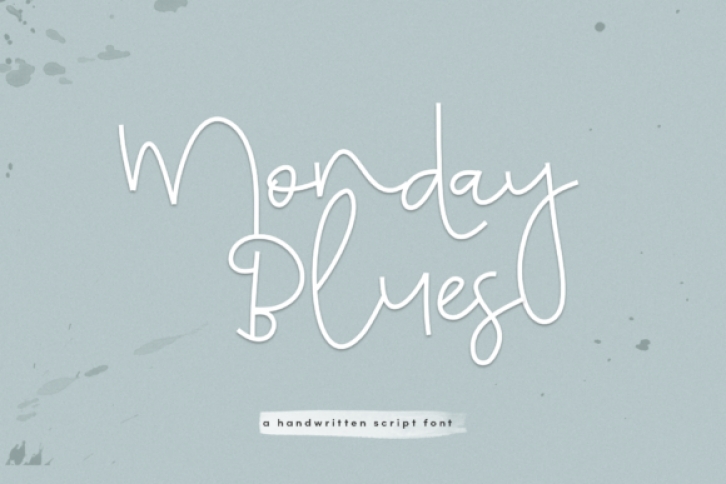 Monday Blues Font Download