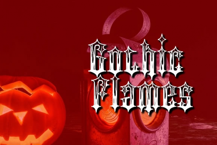Gothic Flames Font Download