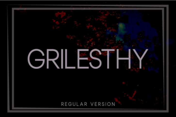 Grilesthy Regular Font Download