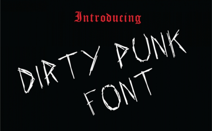 Dirty Punk Font Download