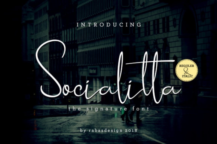 Socialitta Font Download