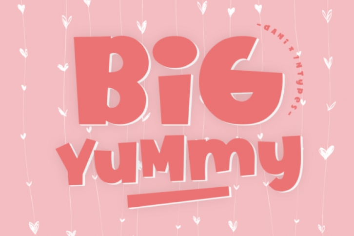 Big Yummy Font Download