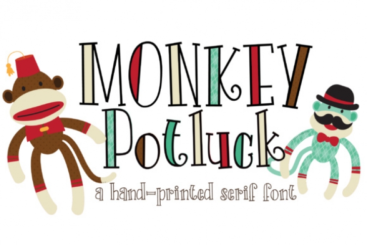 Monkey Potluck Font Download