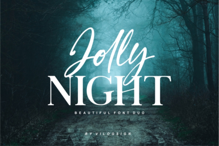 Jolly Night Duo Font Download