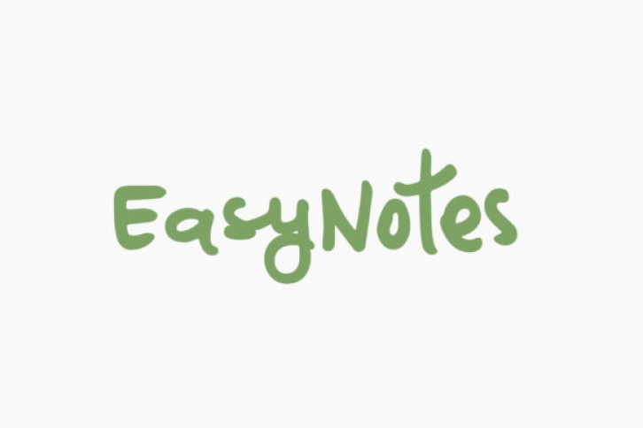 EasyNotes Font Download