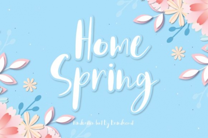 Home Spring Font Download