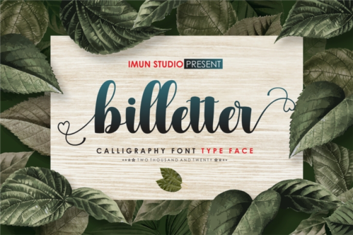 Billetter Font Download