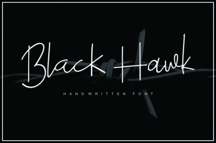 Black Hawk Font Download