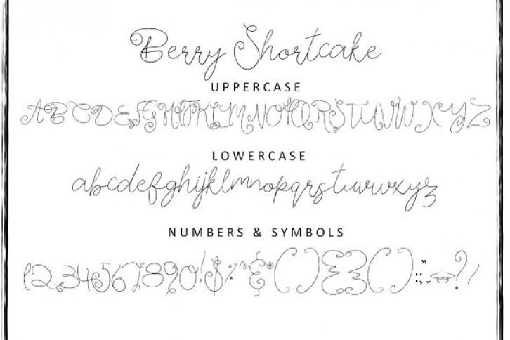 Berry Shortcake Font Download