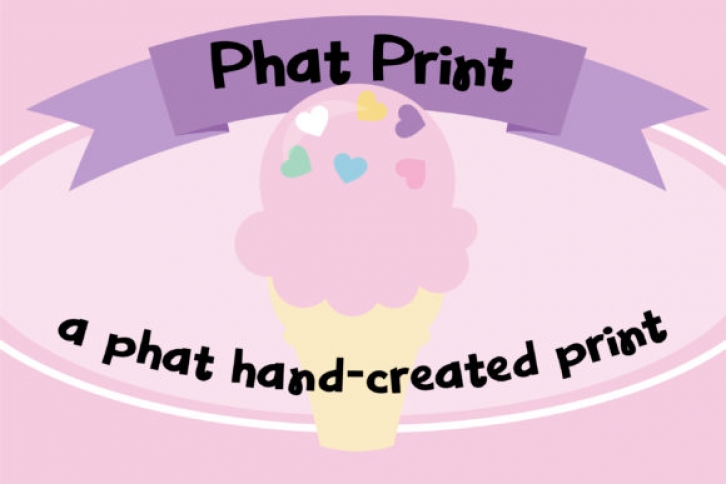 Phat Print Font Download