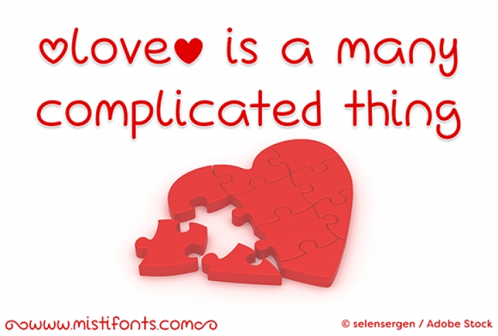 Love Is A Many Complicated Thing Font Download
