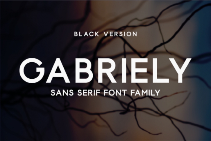 Gabriely Black Font Download