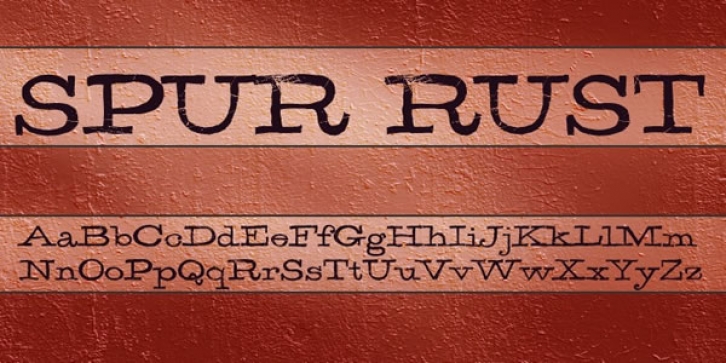 Spur Rust Font Download