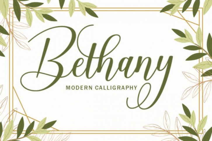 Bethany Script Font Download