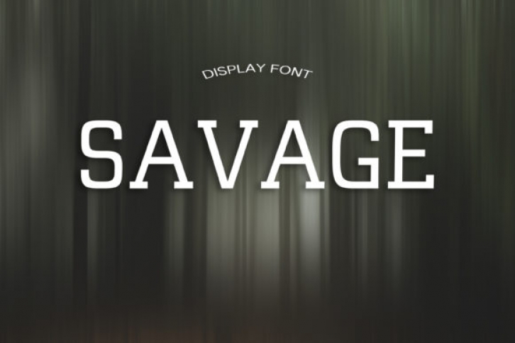 Savage Font Download