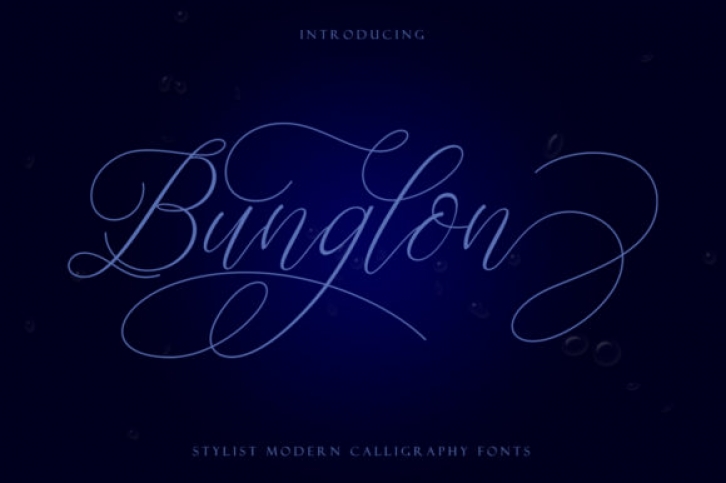 Bunglon Font Download