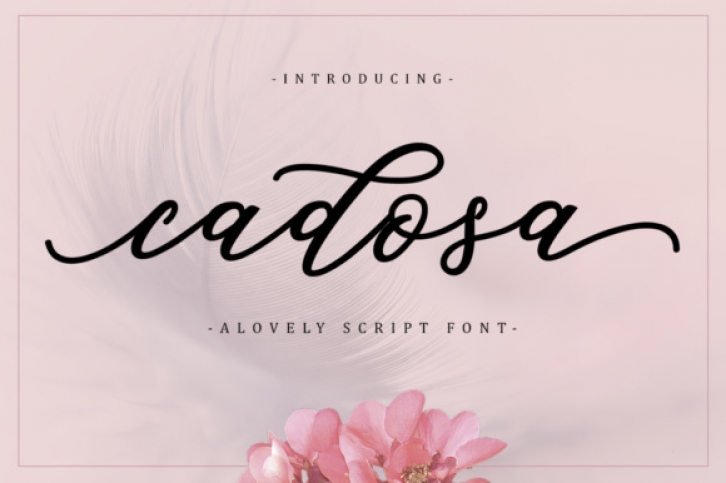 Cadosa  Font Download