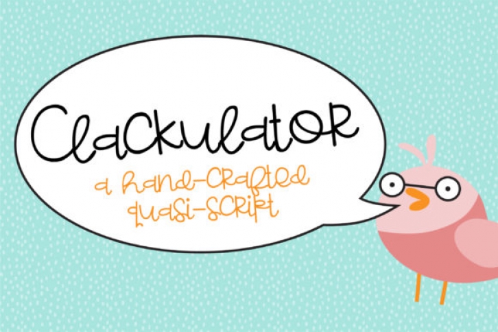 Clackulator Font Download