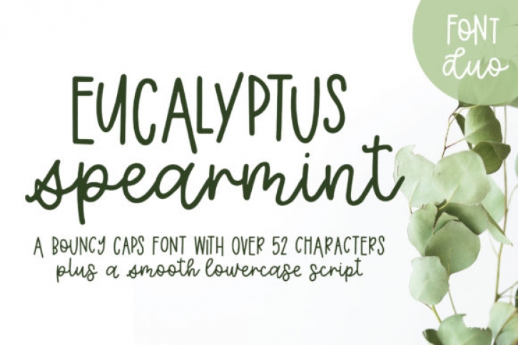 Eucalyptus Spearmint Font Download