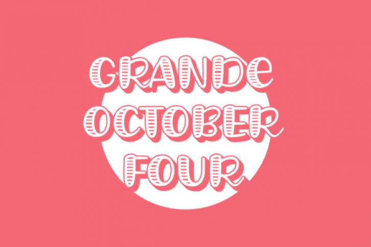 Grande October Four Font Download