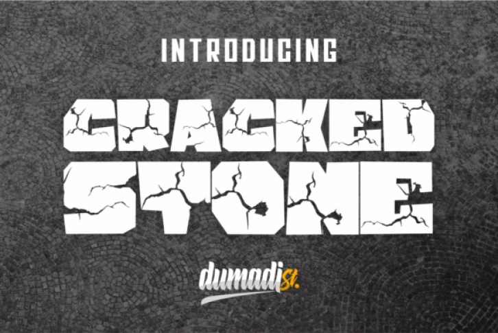 Cracked Stone Font Download