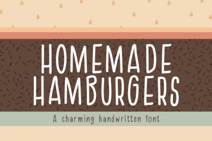 Homemade Hamburgers Font Download