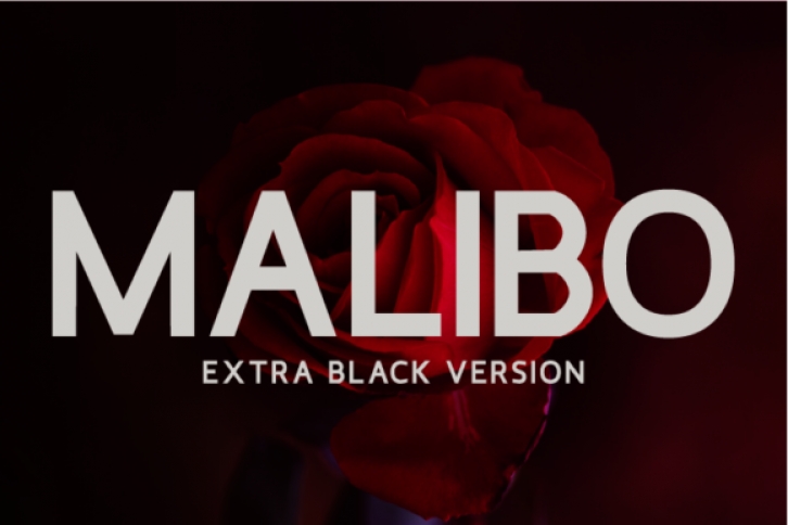 Malibo Extra Black Font Download