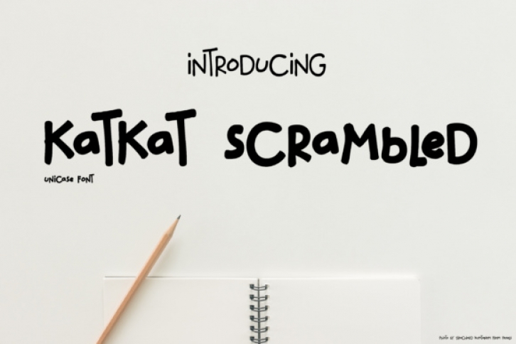 Katkat Scrambled Font Download