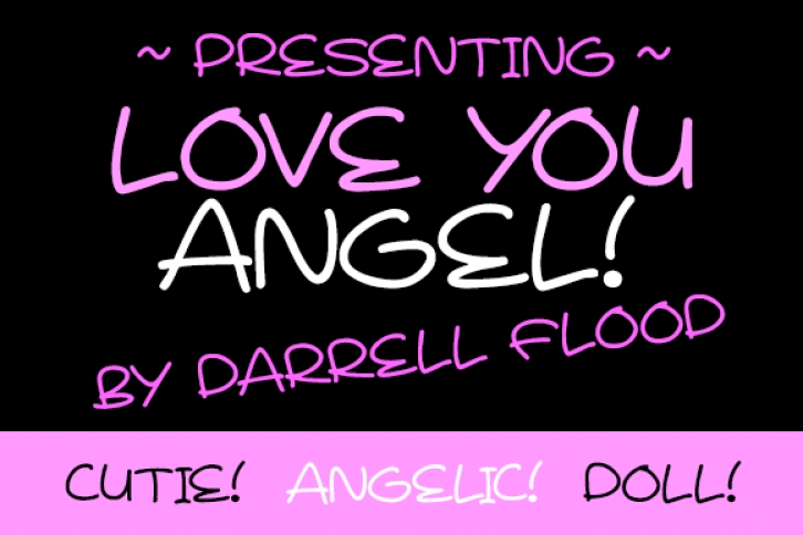 Love You Angel Font Download