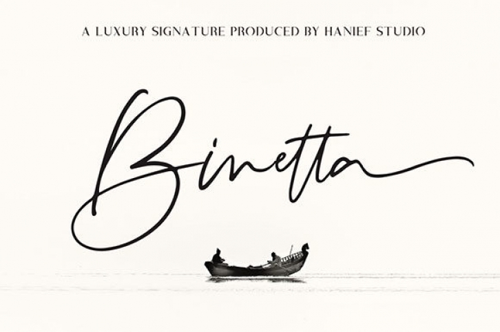 Binetta Signature Font Download