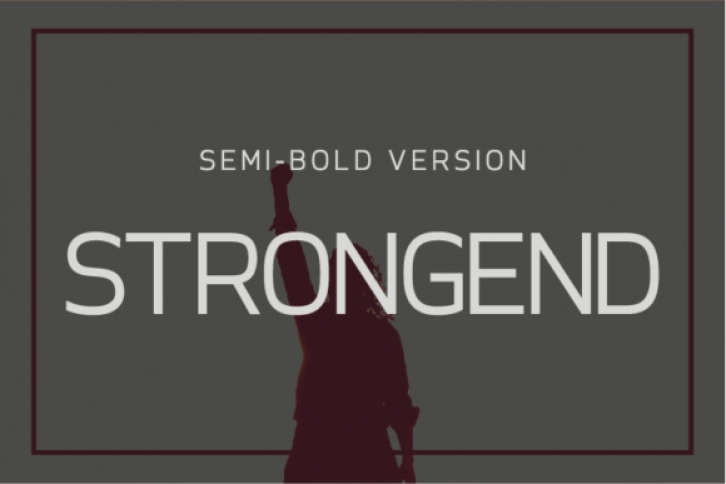 Strongend Semi-Bold Font Download
