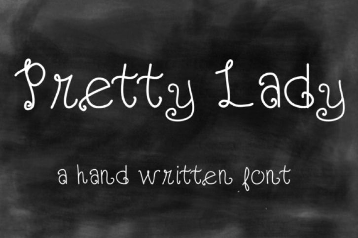 Pretty Lady Font Download