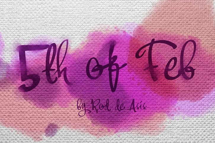 5th of Feb Font Download