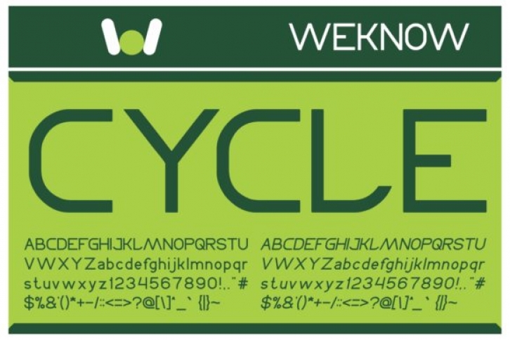 Cycle Font Download