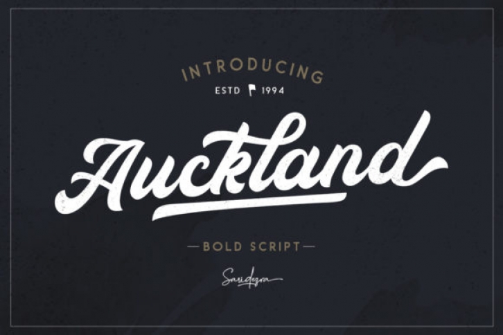 Auckland Script Font Download
