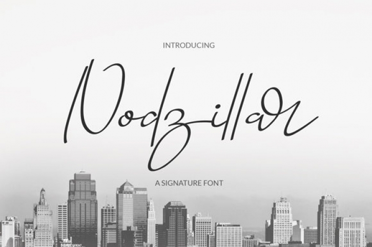 Nodzillar Font Download