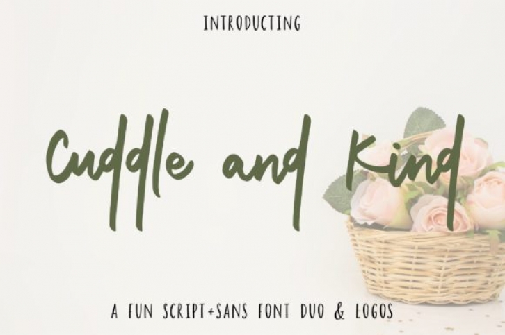 Cuddle and Kind Duo Font Download