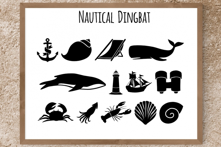 Nautical Dingbat Font Download
