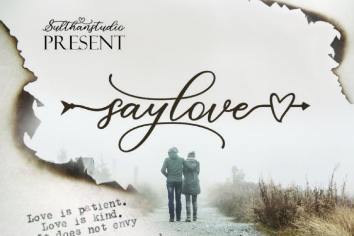 Say Love Font Download