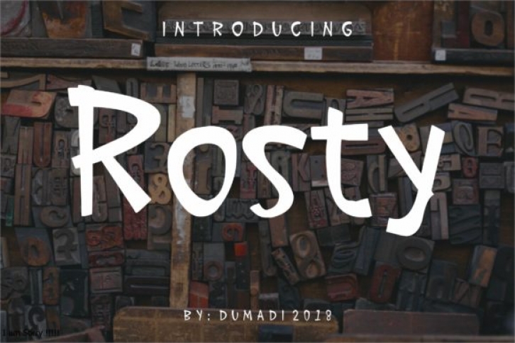 Rosty Font Download